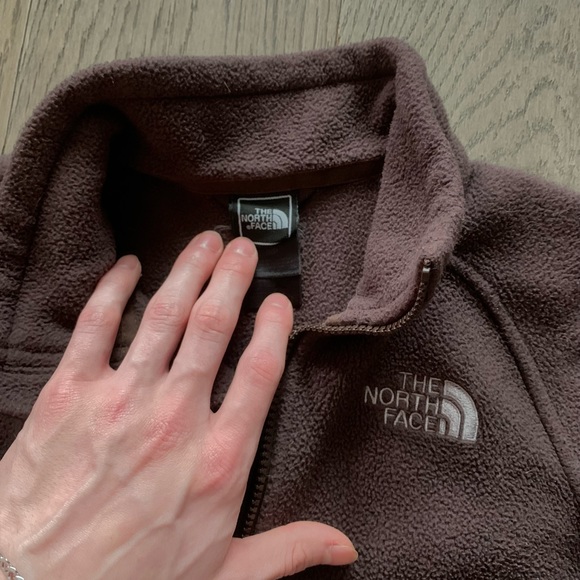 The North Face Sweater Zip Up, Brown, size Small - Picture 2 of 4